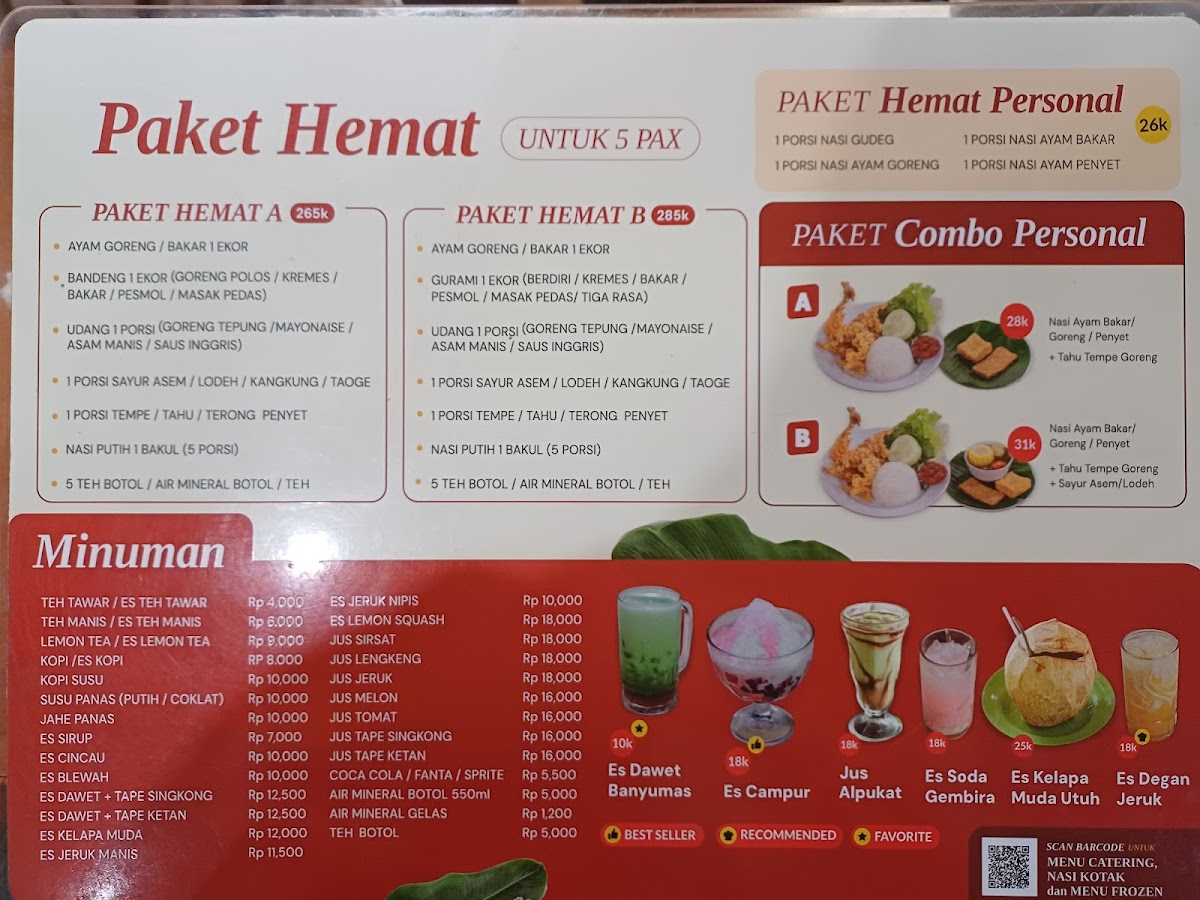 Warung Lesehan Yogyakarta Menu - Image 3